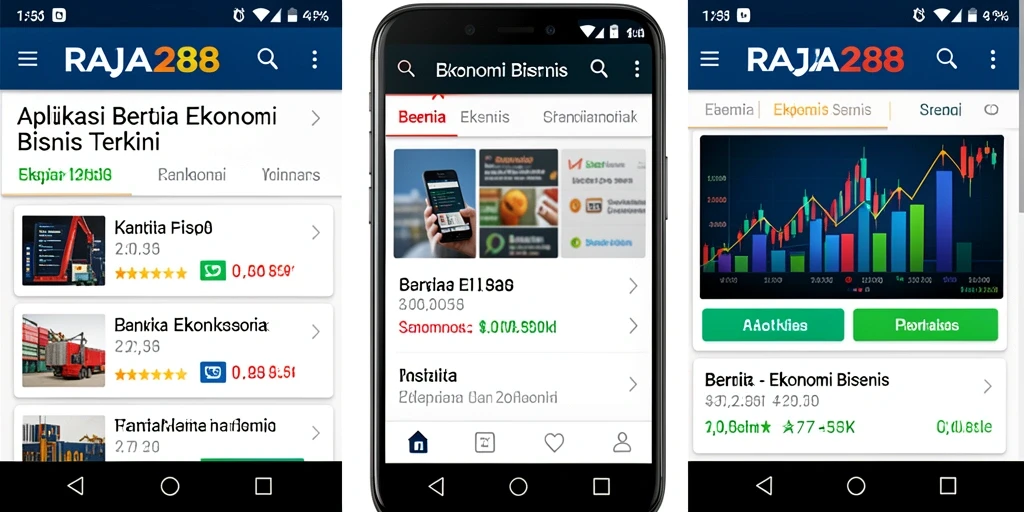 Tampilan antarmuka modern RAJA288 untuk berita Ekonomi Bisnis.
